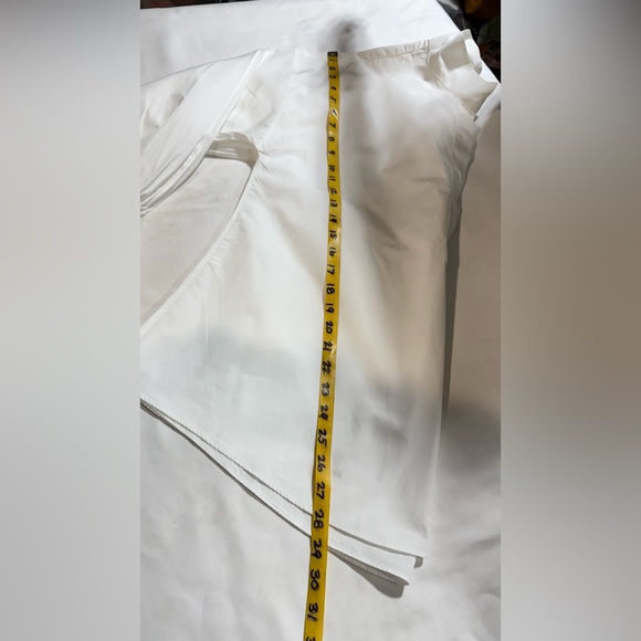 ANN MASHBURN Crisp white balloon sleeve ANAYA Popover Shirt size L - Picture 15 of 15